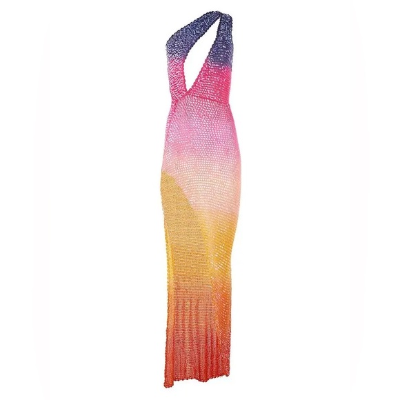 Retrofete
Candice Ombré Sequined Crochet Cutout Maxi Dress - Picture 2 of 4
